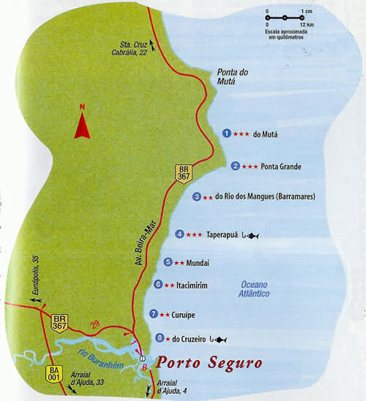 Sin alterar aficionado Sermón Playas de Porto Seguro, Brasil